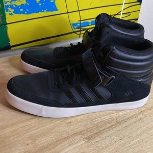 Addidas - NEO Mens high tops size 15 black/white soles!